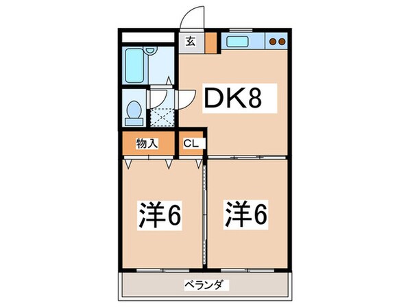 パルコーポ アイの物件間取画像